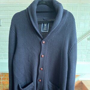 GANT Navy Men's Cardigan 100% Cotton
